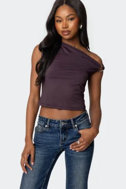 Abstract Metal Ring Asymmetric Top