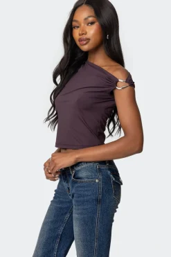 Abstract Metal Ring Asymmetric Top