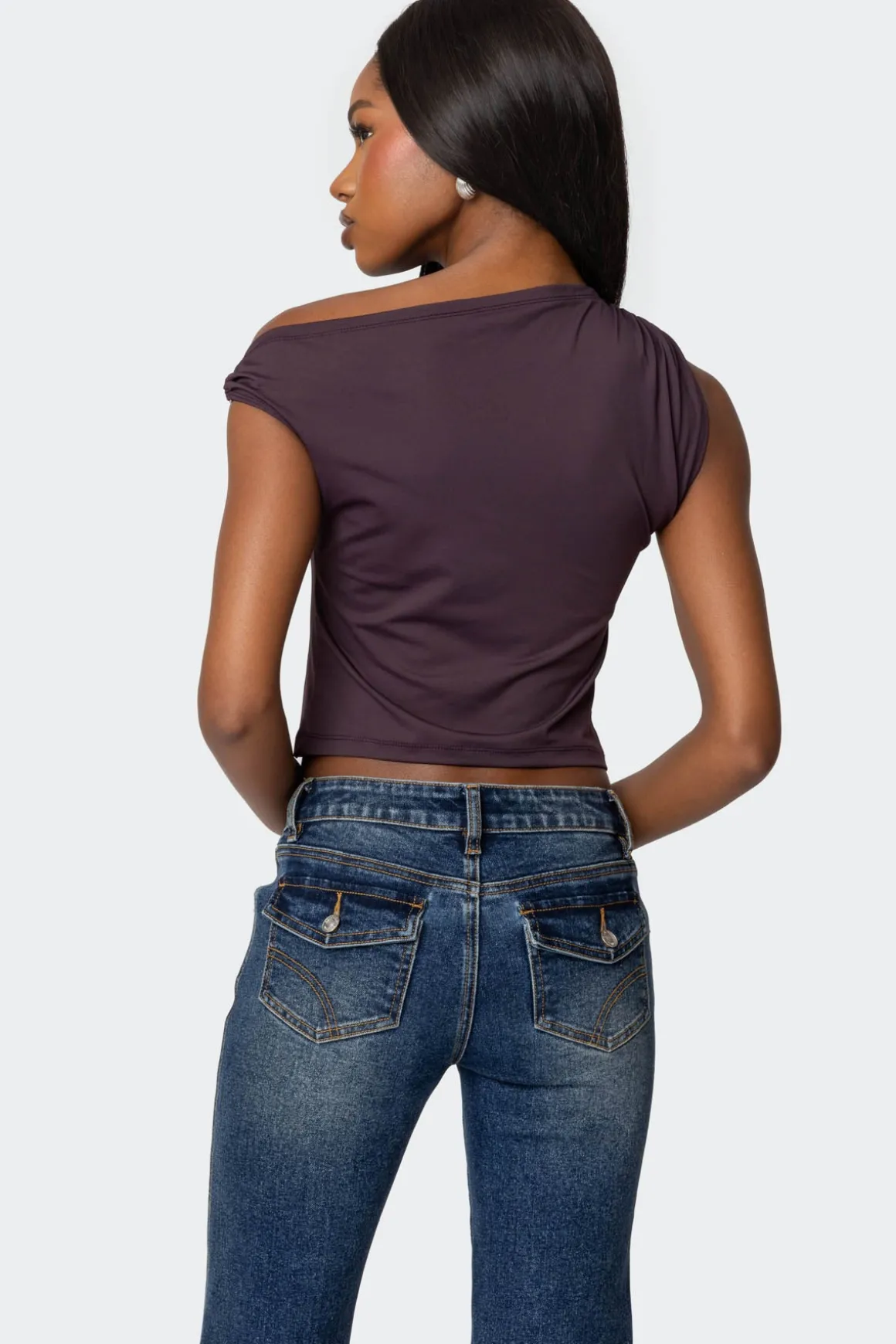 Abstract Metal Ring Asymmetric Top