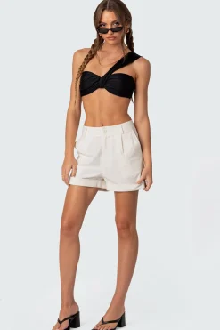 Adaline High Rise Cuffed Shorts