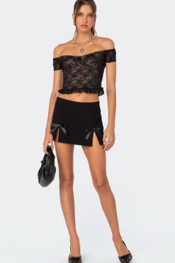 Addie Off Shoulder Lace Top