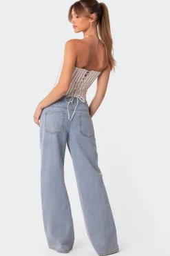 Adeline Lace Up Corset