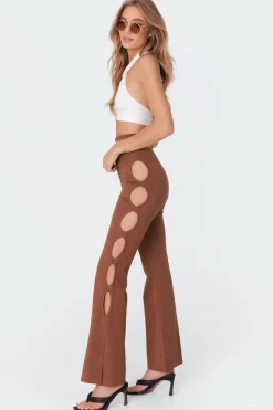 Adina Cut-Out Flared Pants