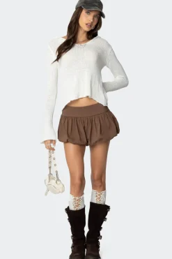 Adrianna Bubble Micro Shorts