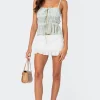 Adrianne Textured Knit Mini Skirt