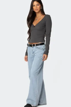 Adrienne Lace Trim Top