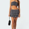 Aimee Ruffle Mini Skirt