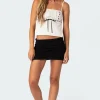 Aisha Low-Rise Mini Skirt