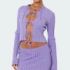 Alaia Knitted Tie Up Top
