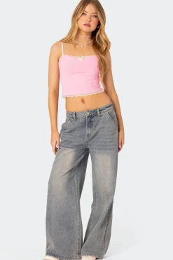 Alara Lace Trim Tank Top