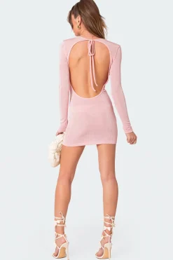 Alaric Open Back Mini Dress