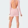 Alaric Open Back Mini Dress