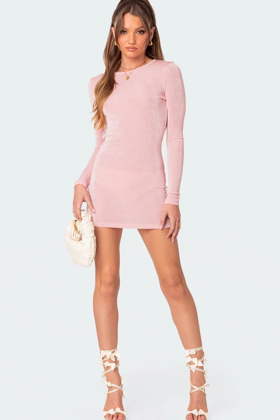 Alaric Open Back Mini Dress