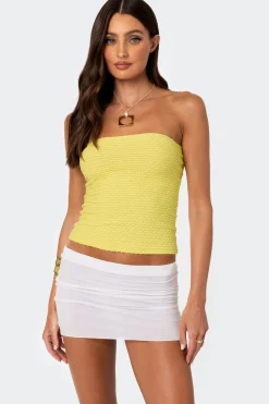 Albina Textured Tube Top