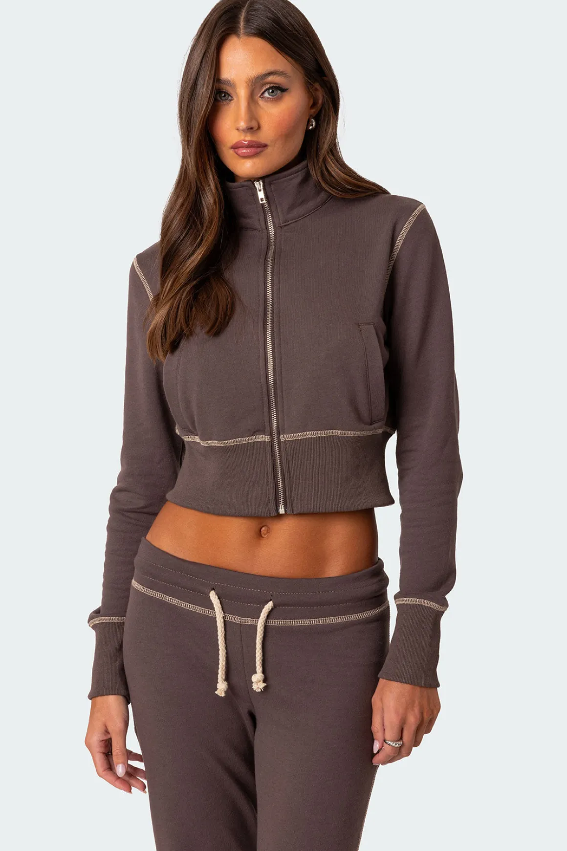 Alexia Zip Up Sweatshirt