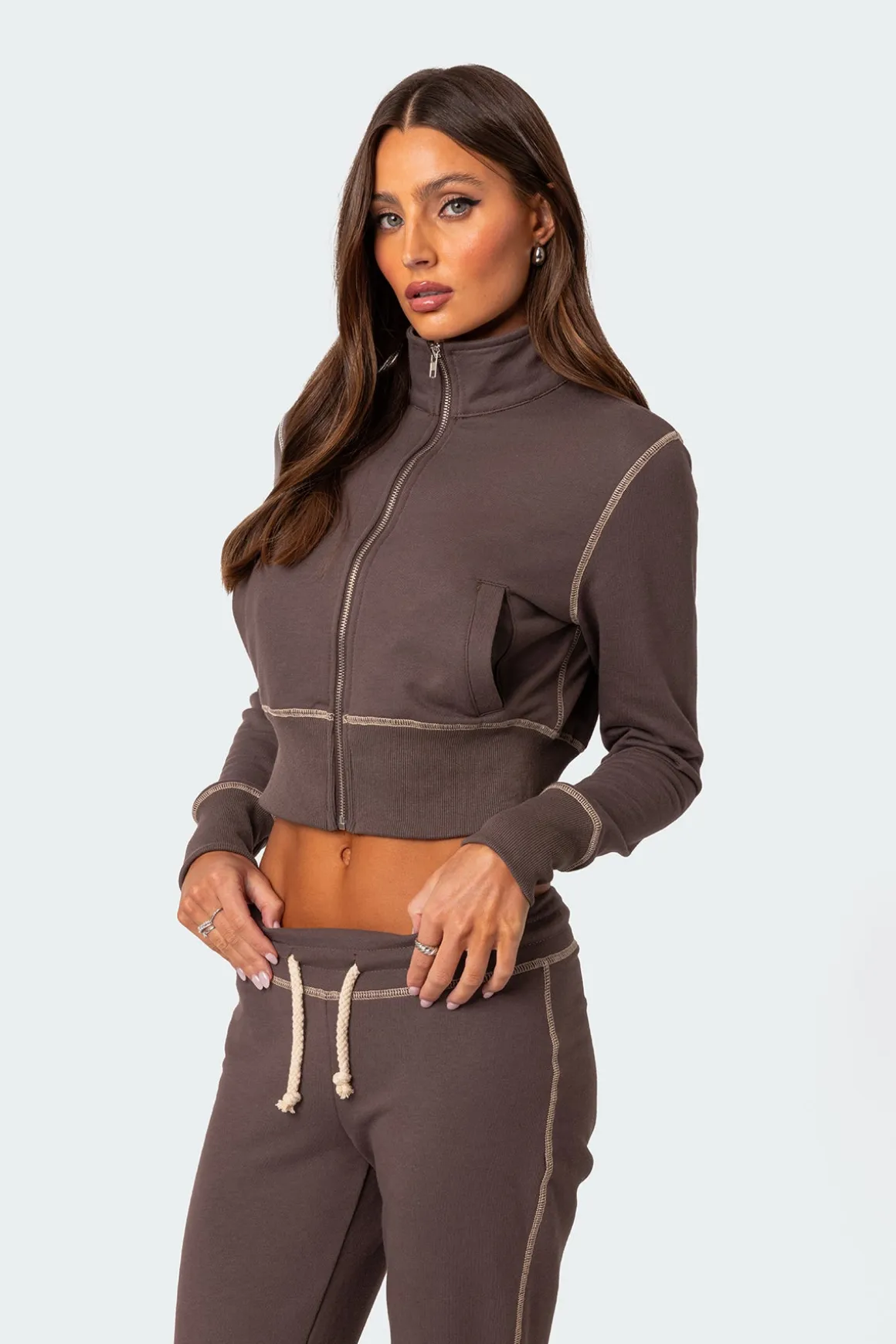 Alexia Zip Up Sweatshirt