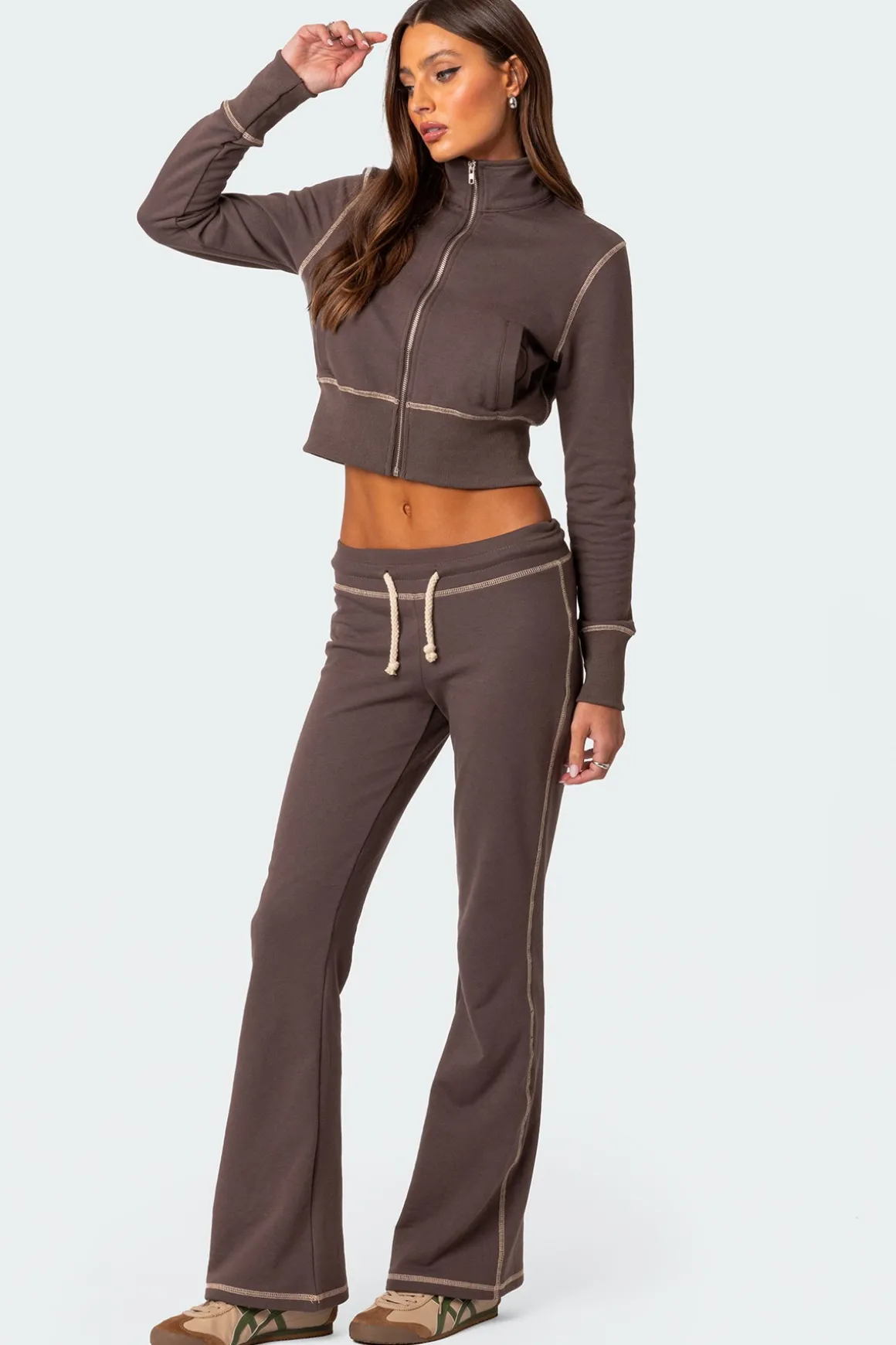 Alexia Zip Up Sweatshirt