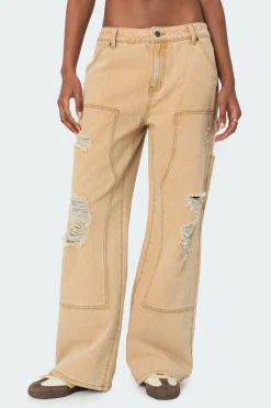 Alibi Distressed Carpenter Jeans