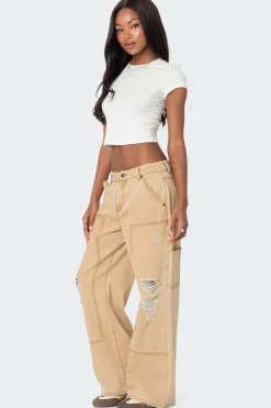 Alibi Distressed Carpenter Jeans