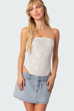 Alina Sheer Lace Bodysuit