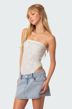 Alina Sheer Lace Bodysuit