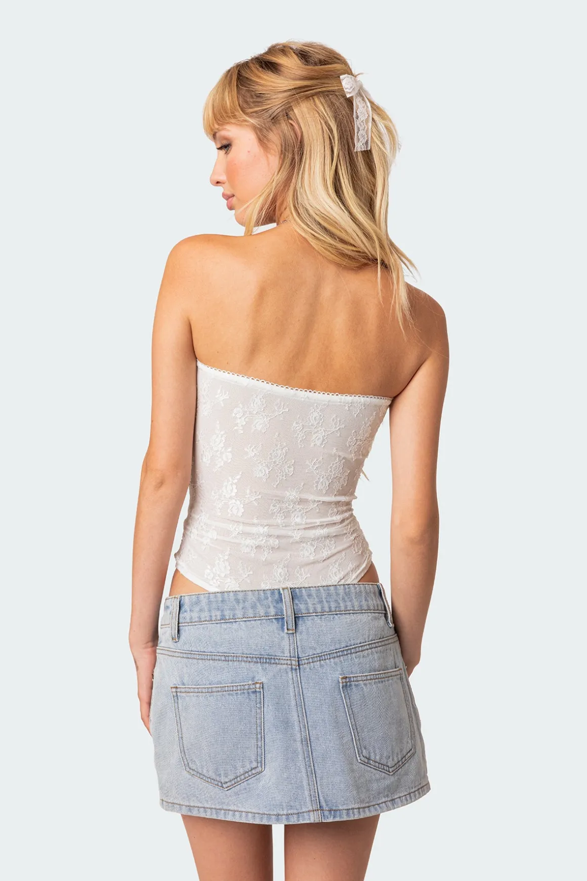 Alina Sheer Lace Bodysuit