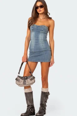 Alissa Denim Mini Dress