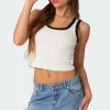 Alix Lacey Ribbed Tank Top