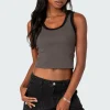 Alix Lacey Ribbed Tank Top