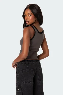 Alix Lacey Ribbed Tank Top