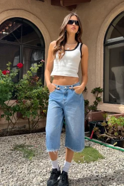 Alix Lacey Ribbed Tank Top