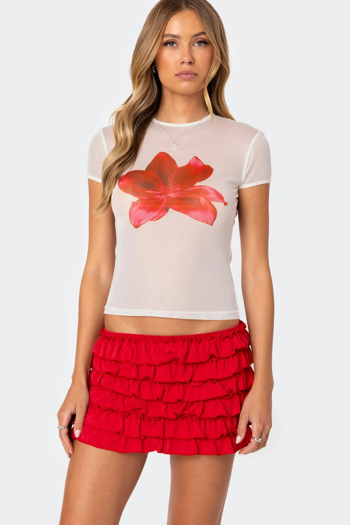 Aloha Sheer Mesh T Shirt