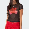 Aloha Sheer Mesh T Shirt