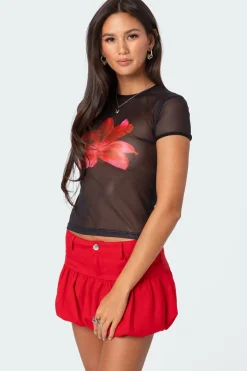 Aloha Sheer Mesh T Shirt