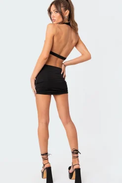 Althea Open Back Mini Dress