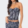Aly Mesh Corset Top
