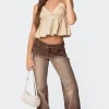 Alysse Low Rise Washed Jeans