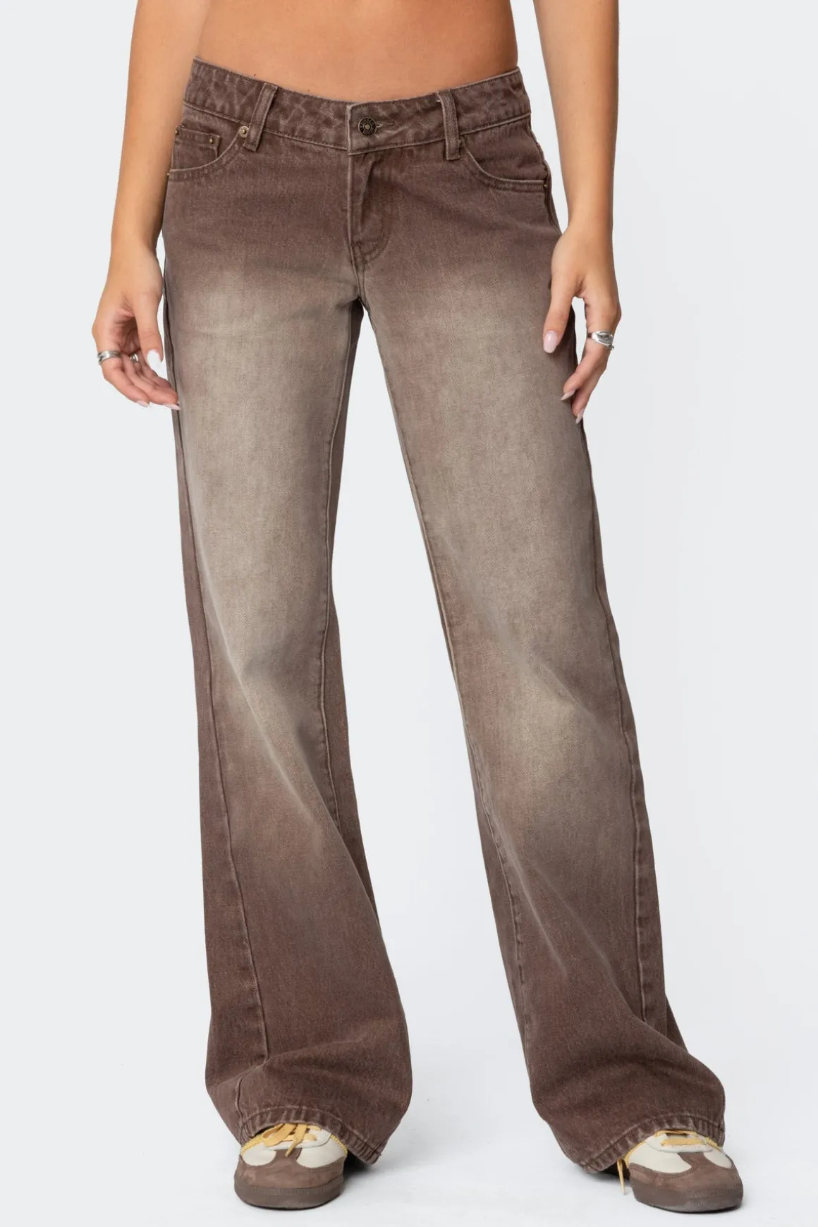 Alysse Low Rise Washed Jeans