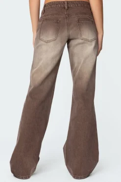 Alysse Low Rise Washed Jeans