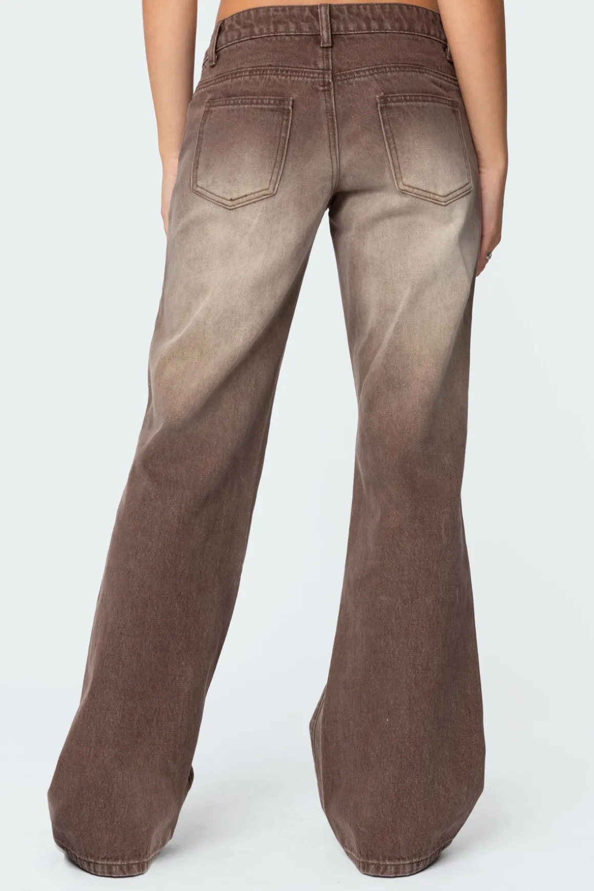 Alysse Low Rise Washed Jeans