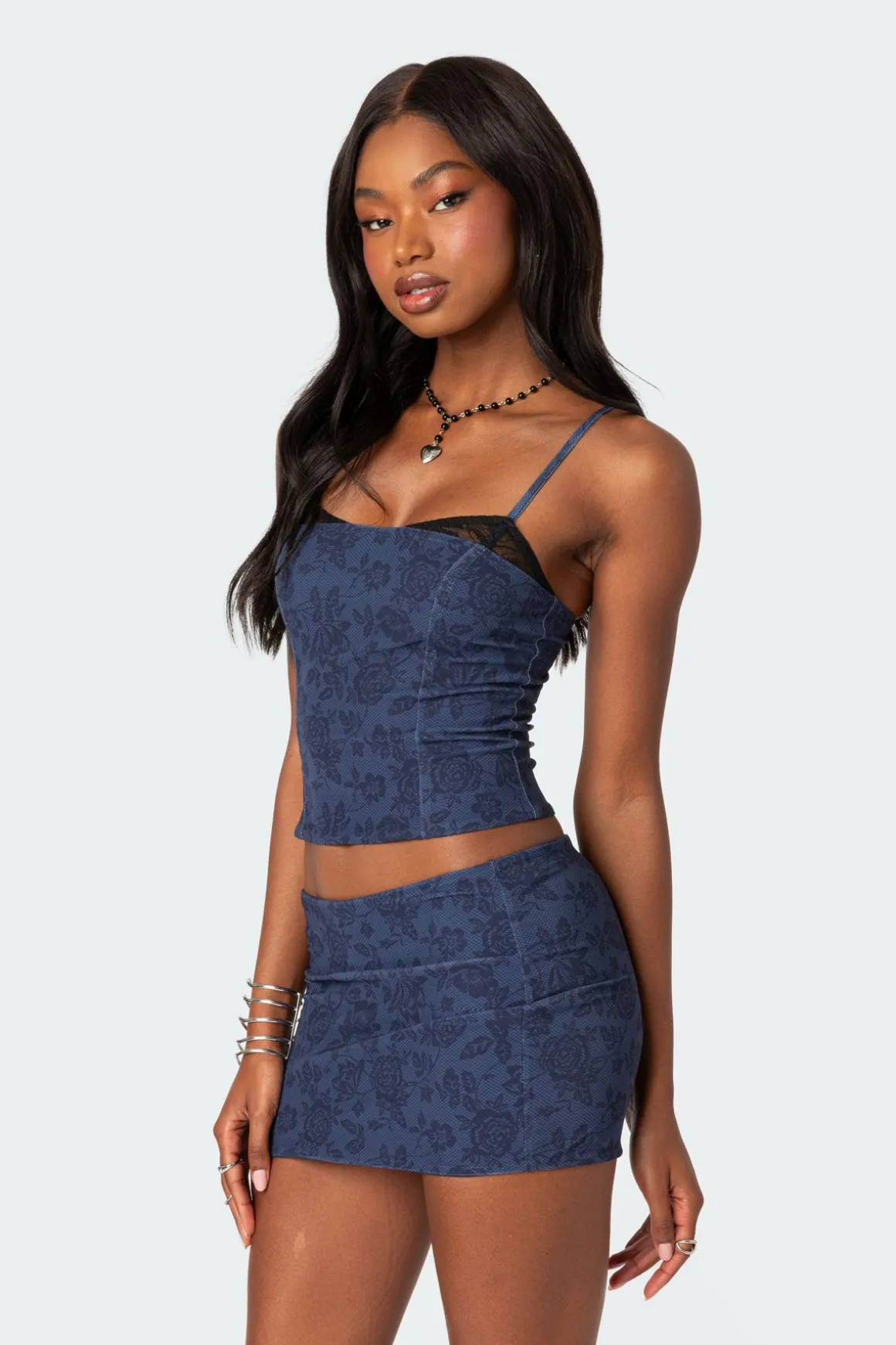 Amal Printed Bra Top