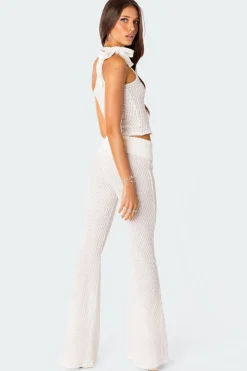 Amalia Textured Knit One Shoulder Top