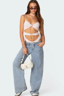 Amethyst Cut Out Bodysuit