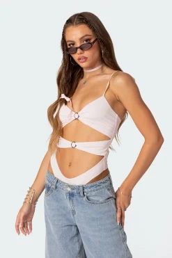 Amethyst Cut Out Bodysuit