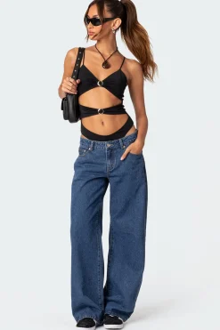 Amethyst Cut Out Bodysuit