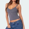 Amilia Lace Trim Tank Top