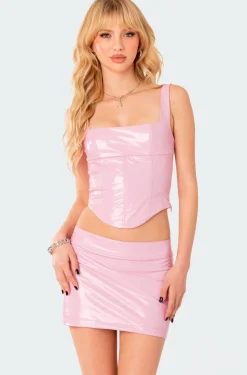 Amiyah Vinyl Corset
