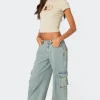 Andi Low Rise Cargo Jeans
