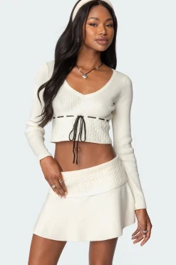 Andie Ribbon Knit Top