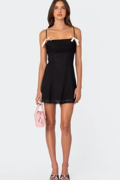 Anette Mesh Mini Dress